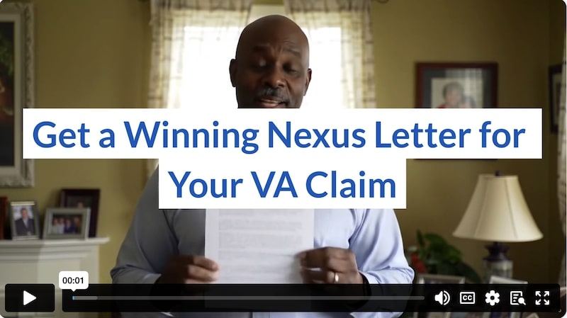 Get a Winning Nexus Letter for Your VA Claim