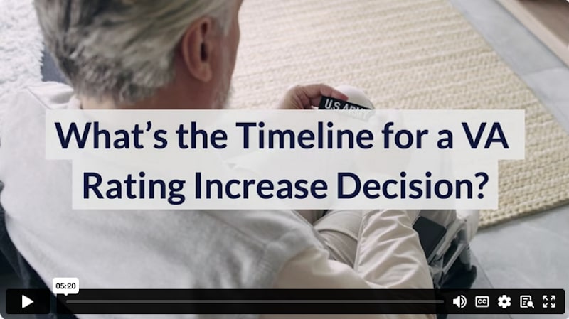 What’s the Timeline for a VA Rating Increase Decision?