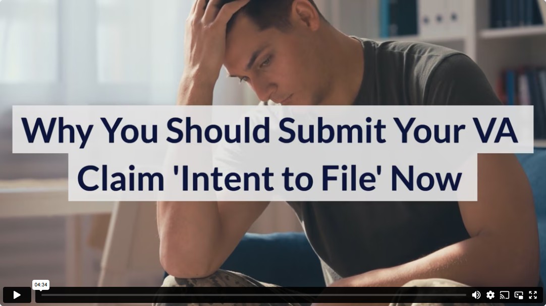 Why You Should Submit Your VA Claim 'Intent to File' Now (Even If You Aren't Sure You Want to File)