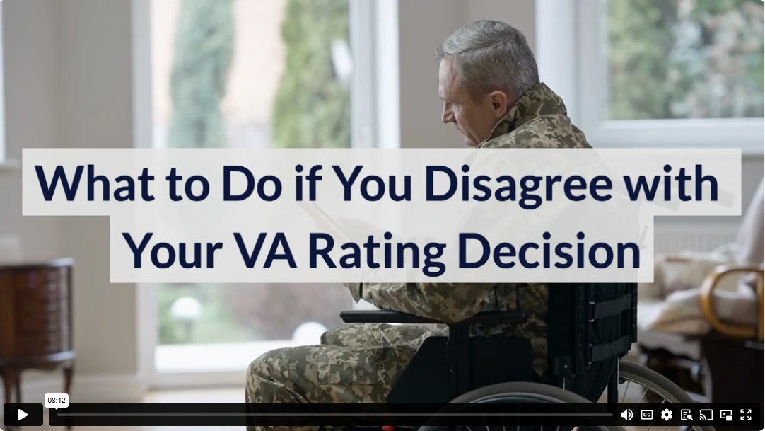 What to Do if You Disagree with Your VA Rating Decision